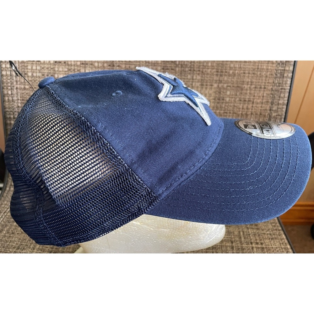 Dallas Cowboys New Era Navy Game Day 9TWENTY Adjustable Trucker Hat - Size: OSFM - Picture 3 of 6